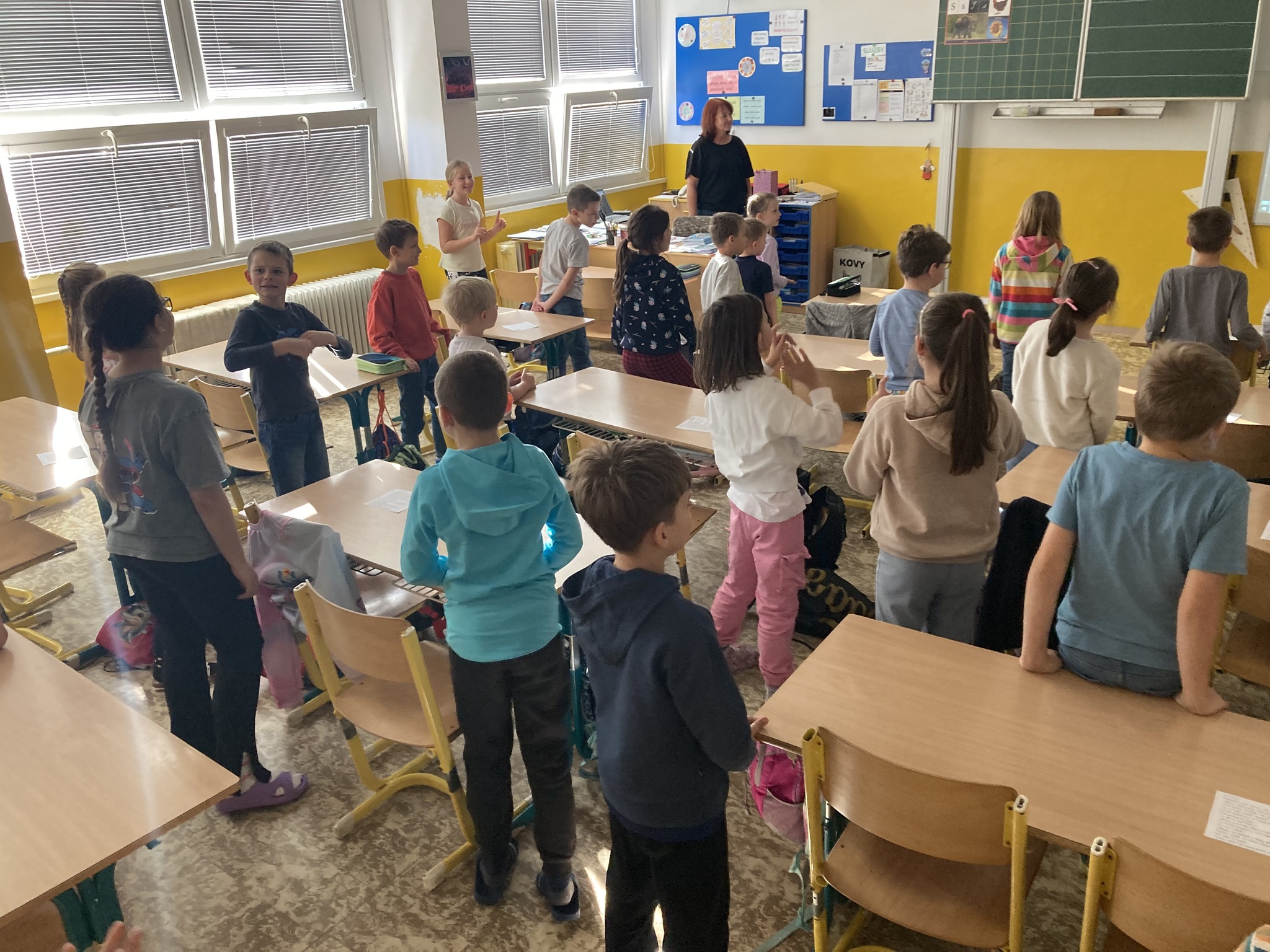 Předškoláci v ZŠ Komenského